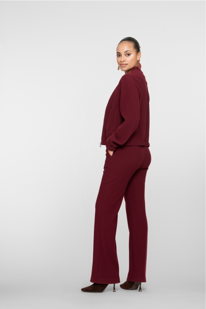 Geisha bordeaux dames broek | Model