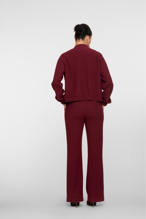 Geisha bordeaux dames broek | Model