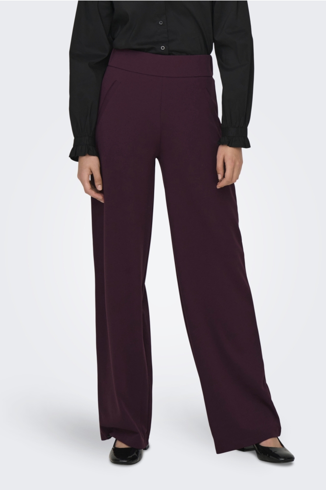 Jacqueline de Yong bordeaux dames broek | Model