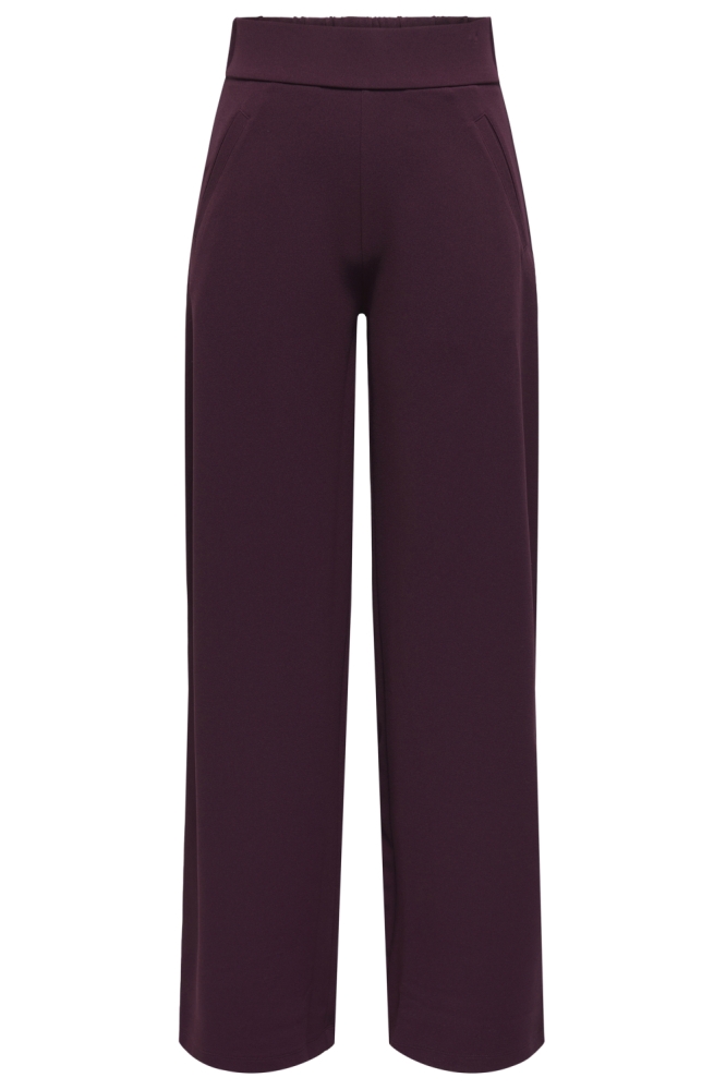 Jacqueline de Yong bordeaux dames broek | Vooraanzicht