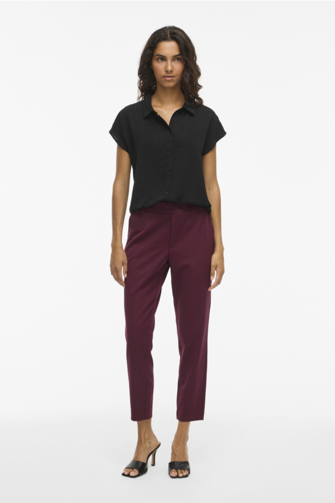 Vila bordeaux dames broek | Model