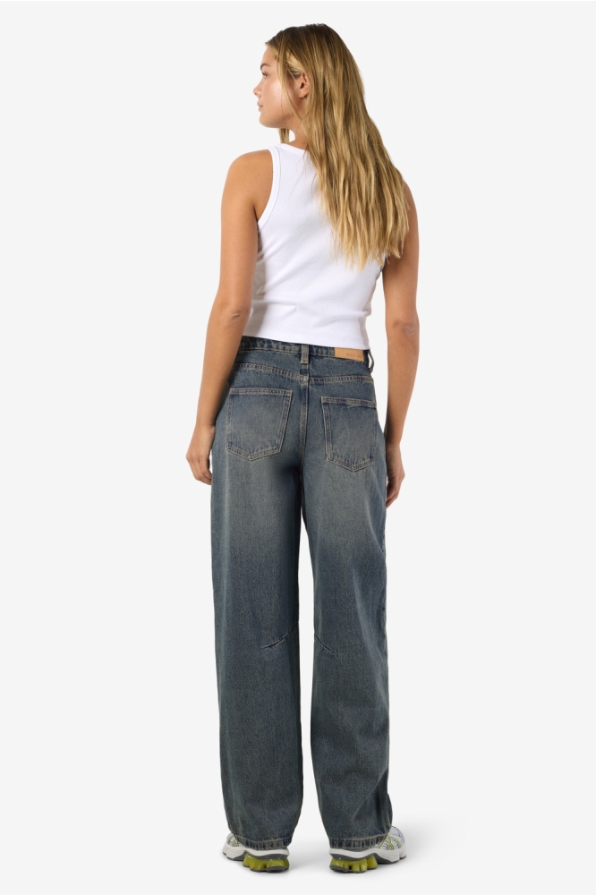 Noisy may blauwe dames jeans | Model