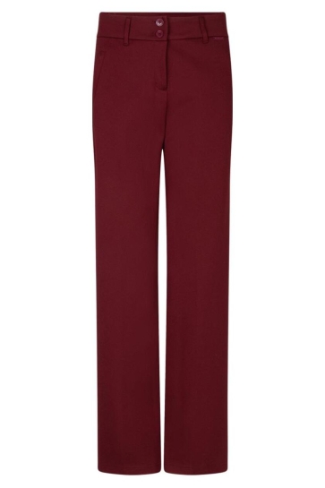Red Button Broek COLETTE PUNTA ZIPPERS SRB4664 AUBERGINE
