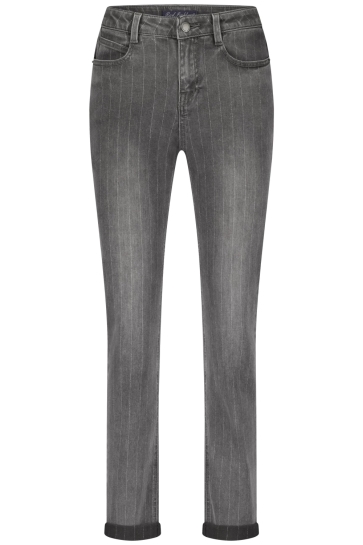 Red Button Jeans PATTY LUREX PINSTRIPE SRB4620 GREY DENIM