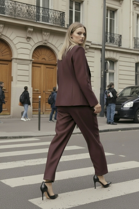 Hypedrop bruine dames broek | Sfeerbeeld, In situatie