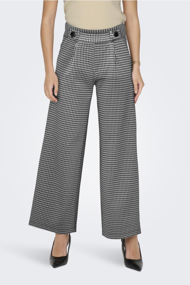 Jacqueline de Yong witte dames broek | Model vooraanzicht