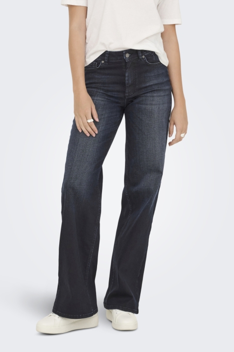 Only blauwe dames jeans | Model vooraanzicht