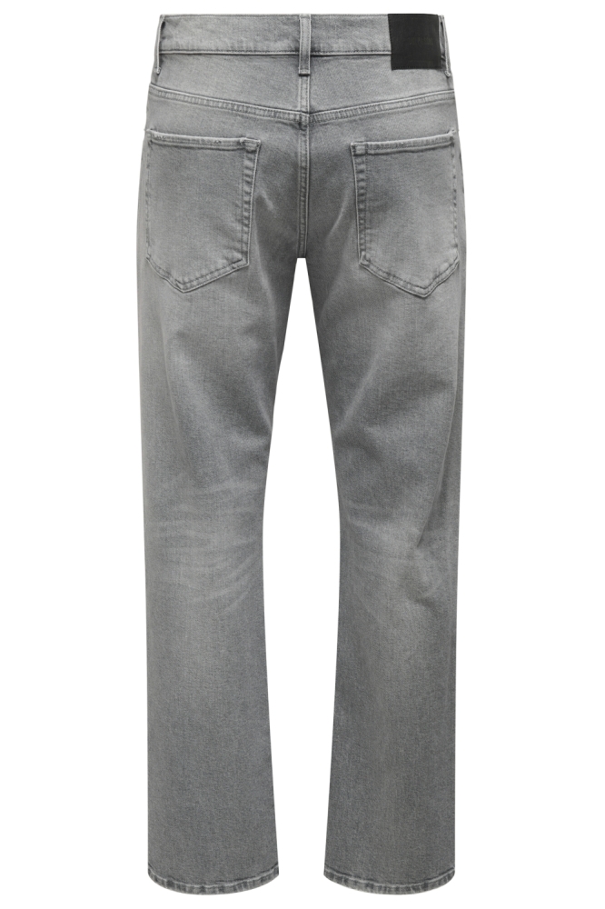 Only & Sons grijze heren jeans | Achteraanzicht