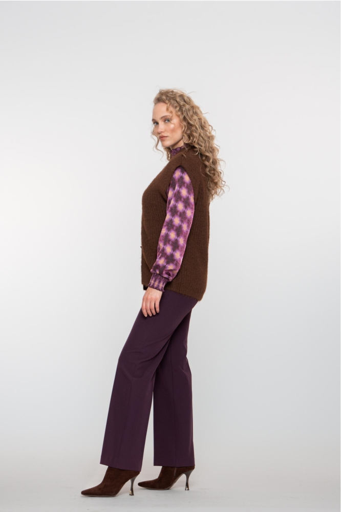Geisha paarse dames broek | Model