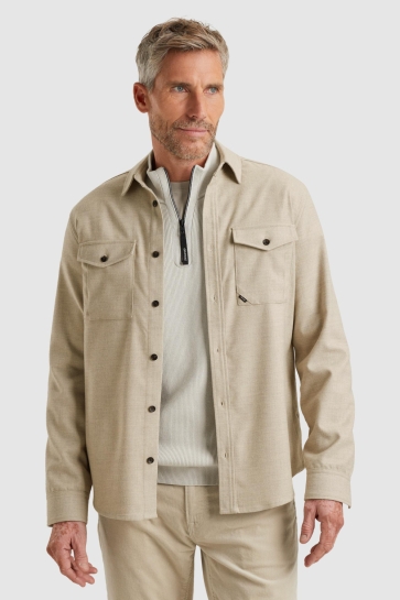 Vanguard Overhemd OVERSHIRT MET WOLLEN LOOK VSI2510255 7074