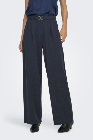 Jacqueline de Yong Broek JDYGEGGO LIFE BELT PANT JRS NOOS 15360117 TOTAL ECLIPSE/BELT