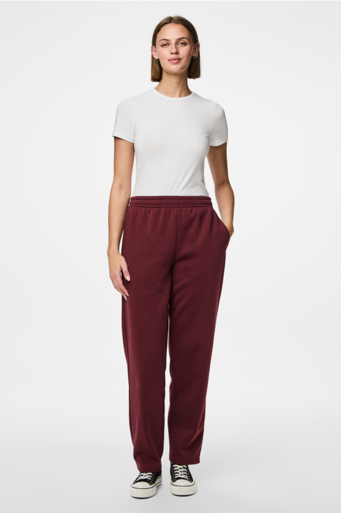 Pieces bordeaux dames broek | Model