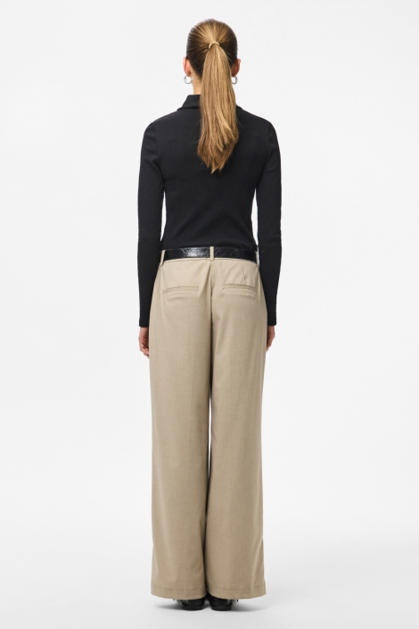 Pieces camel dames broek | Model