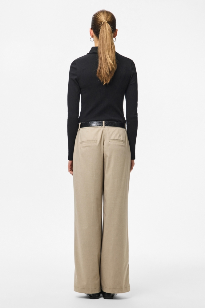 Pieces camel dames broek | Model