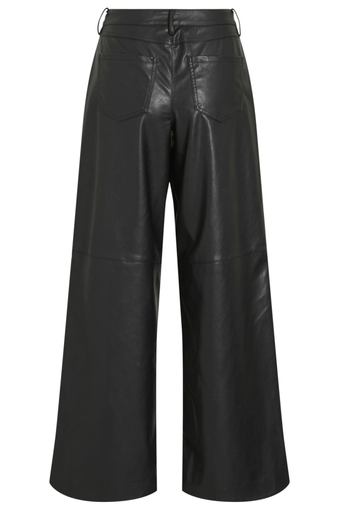 Vila zwarte dames broek | Achteraanzicht
