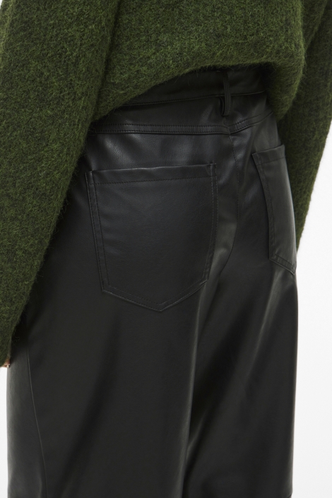 Vila zwarte dames broek | Close up