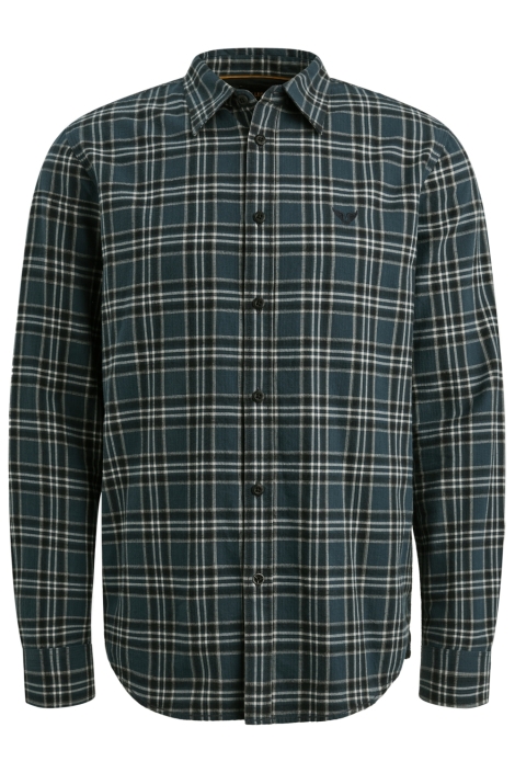 PME legend blauwe heren overhemd | Vooraanzicht