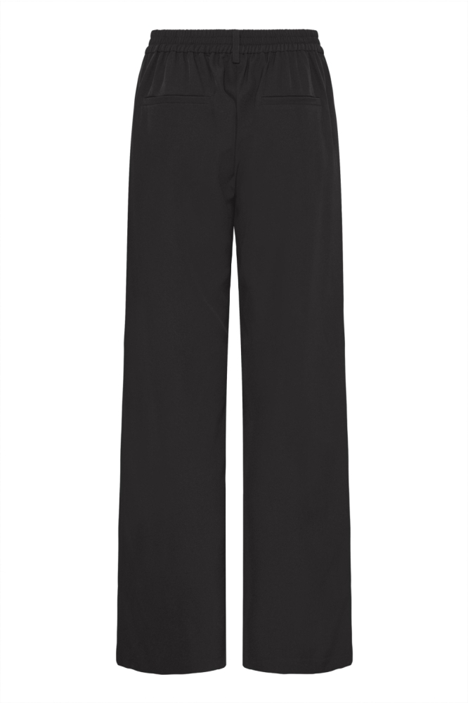 Ichi zwarte dames broek | Achteraanzicht