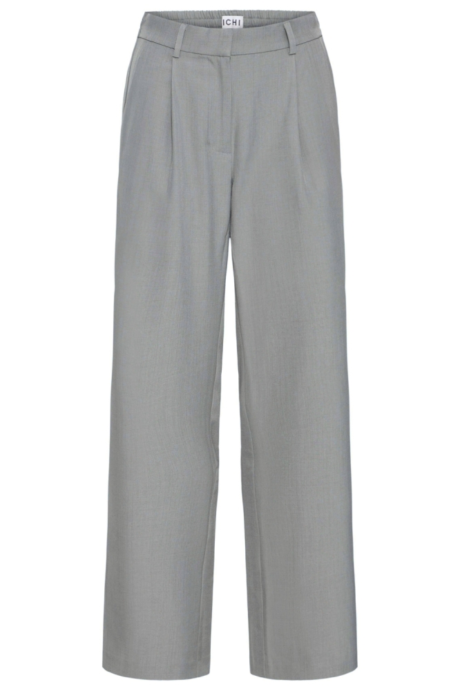 Ichi grijze dames broek | 