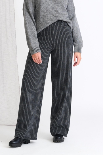 FOS Amsterdam BENTHA PINESTRIPE 7226 001 ZWART