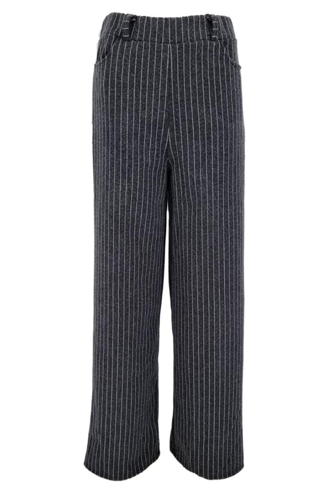 FOS Amsterdam zwarte dames broek | Vooraanzicht