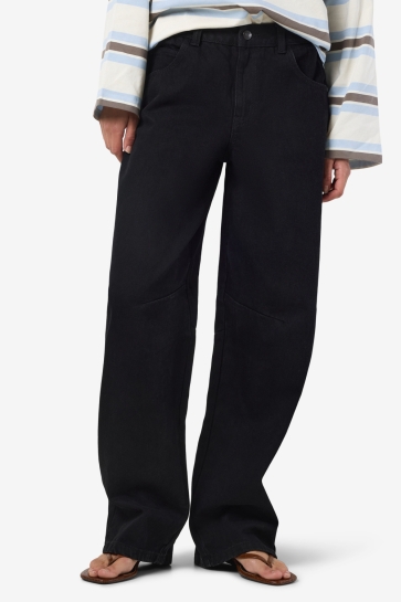 Noisy may Jeans NMHAZAL HW BARREL JEANS VI606BL NOO 27036739 BLACK