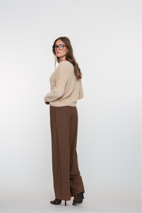 Geisha camel dames jeans | Model