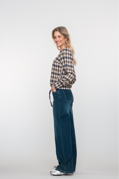 Geisha blauwe dames jeans | Model