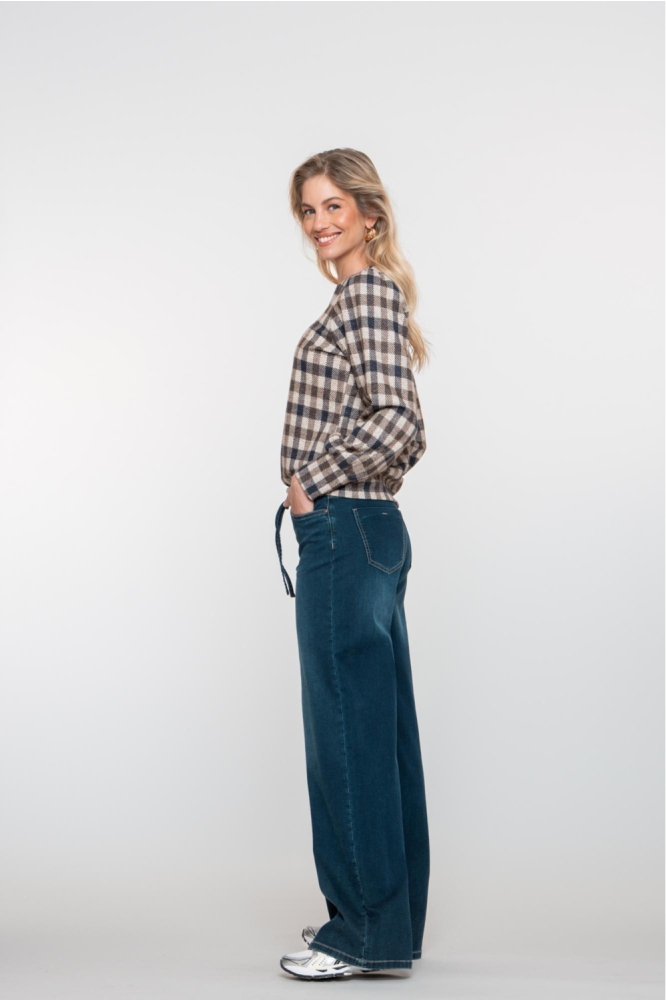 Geisha blauwe dames jeans | Model