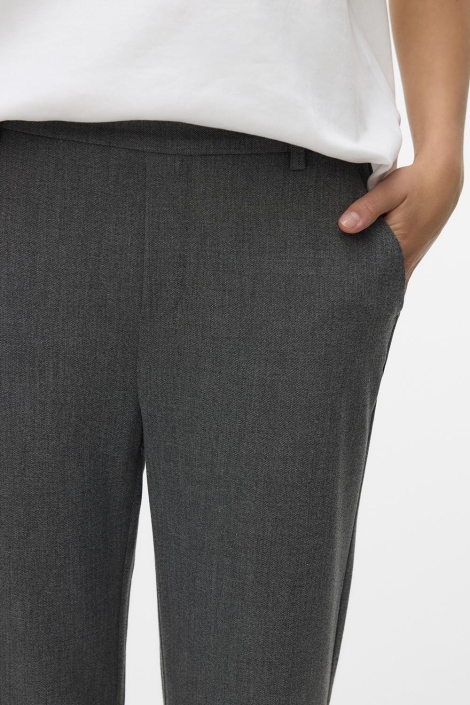 Vero Moda grijze dames broek | Close up