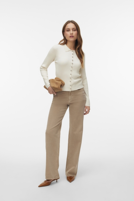 Vero Moda camel dames jeans | Model