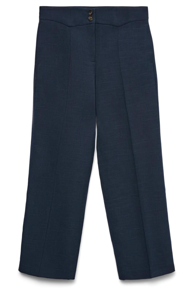 Vero Moda blauwe dames broek | Vooraanzicht