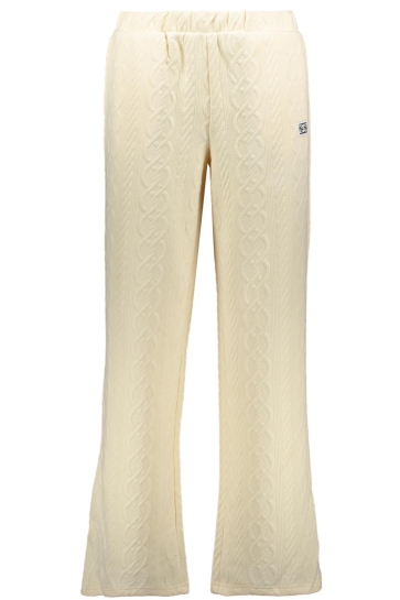 Noisy may NMCORI MW QUILTED WIDE PANTS JRS FW 27036161 Birch