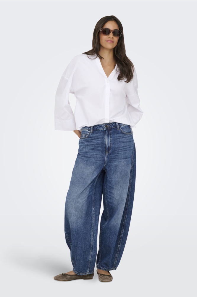 Jacqueline de Yong blauwe dames jeans | Model