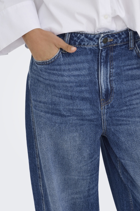 Jacqueline de Yong blauwe dames jeans | Close up