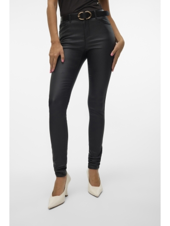 Vero Moda Broek VMSEVEN NW SS SMOOTH COATED PANTS N 10138972 Black