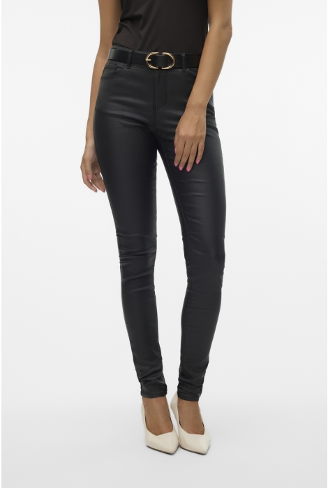 Vero Moda vmseven nw ss smooth coated pants n