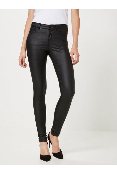 Vero Moda vmseven nw ss smooth coated pants n