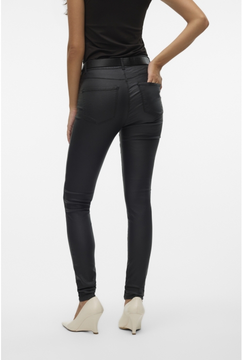 Vero Moda vmseven nw ss smooth coated pants n