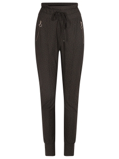 PAMELA PRINTED PANT 205 ARMY/BLACK