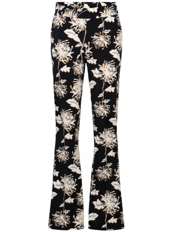 AndCo Woman Broek LEANA FLOWER PA230 99050 A Black 