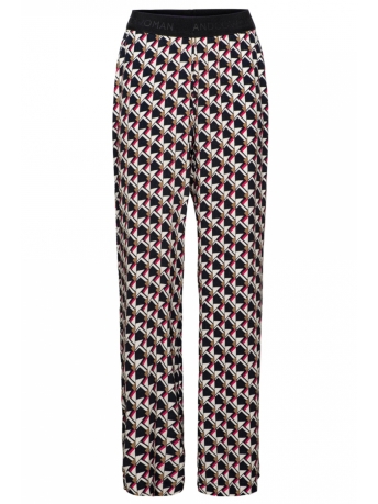 AndCo Woman Broek ANNET TRIANGLE PA231 99050 A-Black (multi)