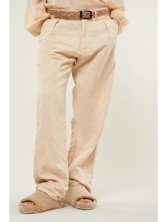 10 Days Broek STRAIGHT PANTS SLUB TWILL 20 052 3201 1219 FRAPPE
