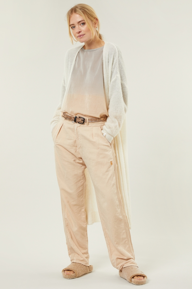 STRAIGHT PANTS SLUB TWILL 20 052 3201 1219 FRAPPE