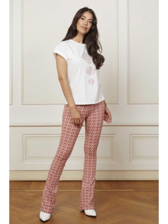 Lofty Manner Broek OB31 TROUSER AISHA 111 Multi Zigzag