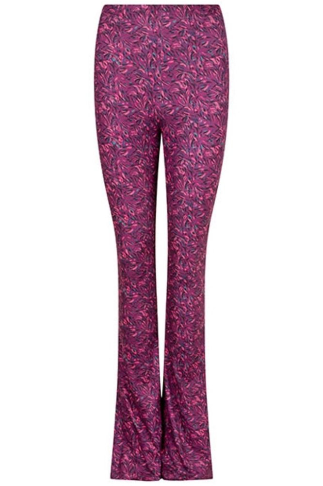TROUSER XENIA MW131 MIDNIGHT LEAVES