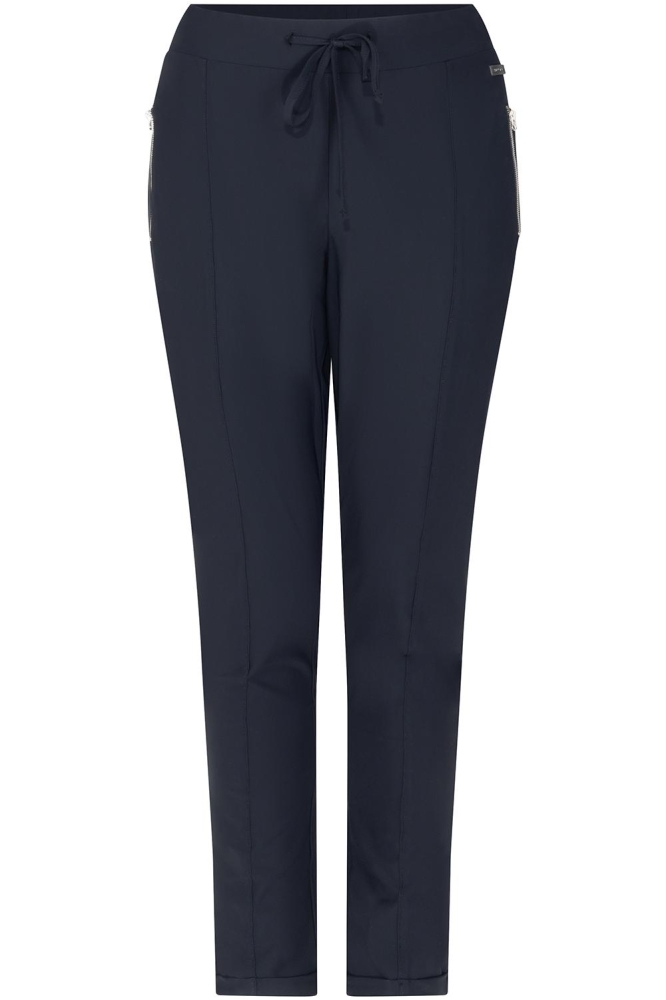 JANE TRAVEL PANT WITH ZIPPER 231 0008 NAVY