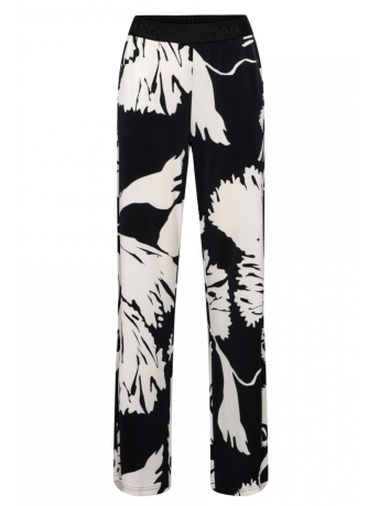 AndCo Woman Broek LOA B FLOWER PA252 99050 A-Black 