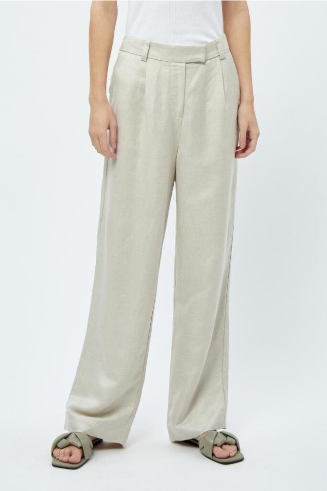 AUGUSTE LINEN PANTS 2 MI5323 353M NOMAD SAND MELANGE