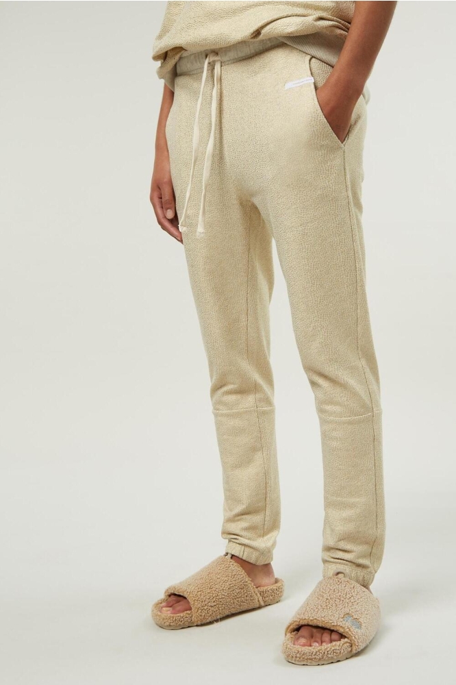 CROPPED JOGGER FOIL 20 005 3202 1078 LIGHT SAFARI